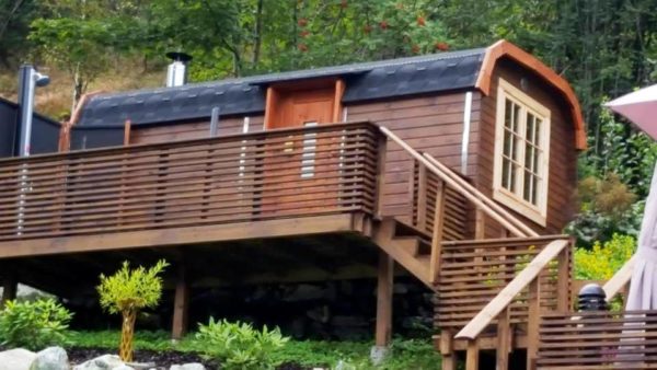 Quadro-Sauna 5.9 Meter mit Seiteneingang – Bild 3